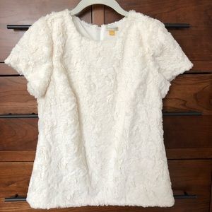 Anthropologie Fur-Finished Tee
